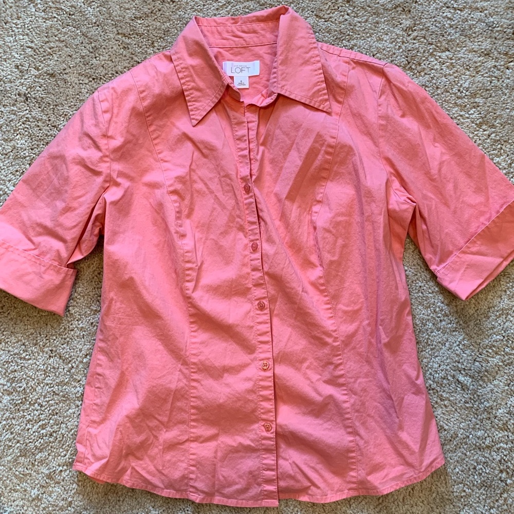 Loft Button Down Top